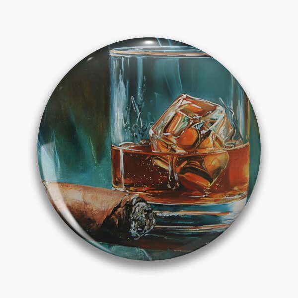 Item preview, Whiskey Reflections and a Smoking Cigar: An Intimate Portrait of Luxury, Mood and Modern Indulgence designed and sold by OlfactoART Studio.