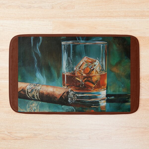 Item preview, Whiskey Reflections and a Smoking Cigar: An Intimate Portrait of Luxury, Mood and Modern Indulgence designed and sold by OlfactoART Studio.
