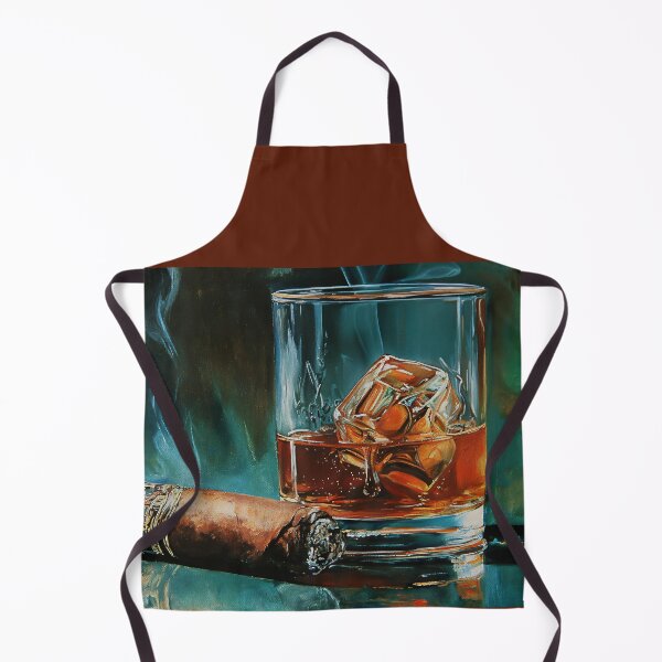Item preview, Whiskey Reflections and a Smoking Cigar: An Intimate Portrait of Luxury, Mood and Modern Indulgence designed and sold by OlfactoART Studio.