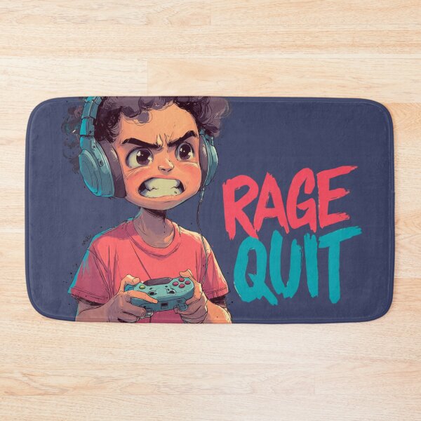 Item preview, GRUMPY GAMER “I QUIT!” … hits reset.  designed and sold by Zen Candy 3000 Travis Nicholas Zariwny.