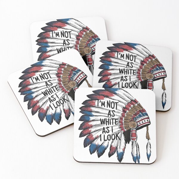 Artikelvorschau, I’m Not As White As I Look Celebrating Native American Indian Day Pride entworfen und verkauft von dreamprinthq.