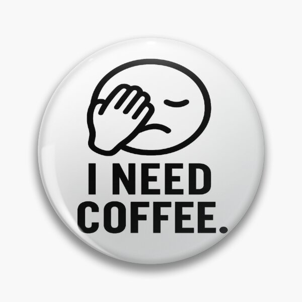 Item preview, I Need Coffee Funny Minimalist Quote T-Shirt designed and sold by ArtsyEcho.