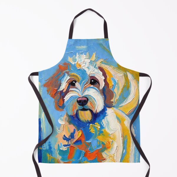 Item preview, Vibrant Sheepadoodle Dog Portrait designed and sold by ChrisButler.