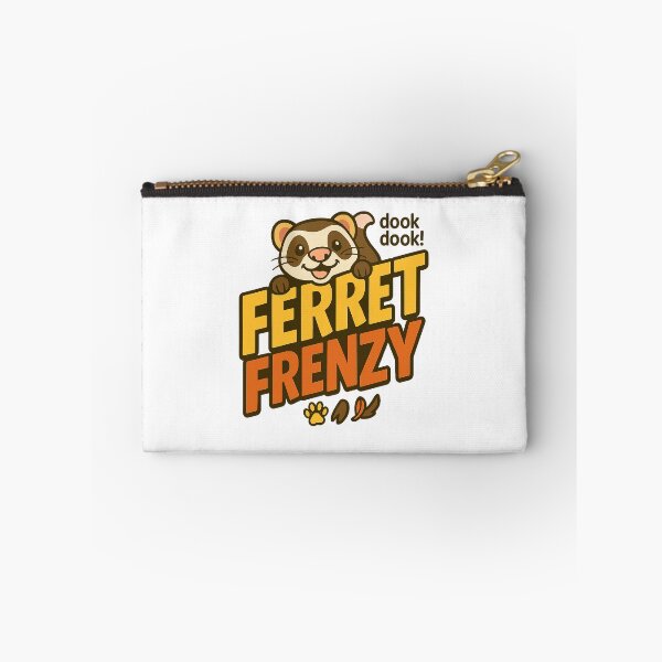 Item preview, Ferret Frenzy Dook Dook Cute Pet Ferret Art designed and sold by The Junto Shop.