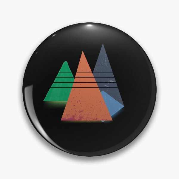 Item preview, Colorful triangles symbolizing mountains designed and sold by Lovelalaland.