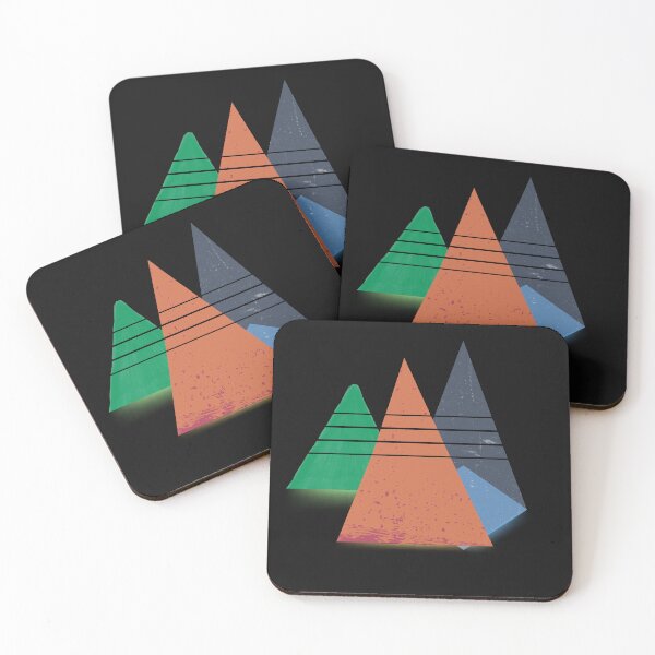 Item preview, Colorful triangles symbolizing mountains designed and sold by Lovelalaland.