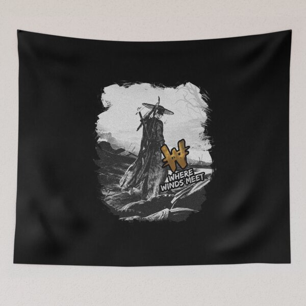 Item preview, Where Winds Meet Samurai Black And White designed and sold by El Hermano Gym.
