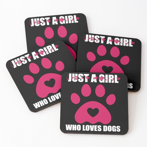 Item preview, just a girl who loves dogs designed and sold by PawTrendy.