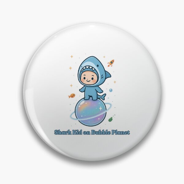 Item preview, Shark Kid on Bubble Planet designed and sold by meesara.