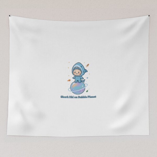 Item preview, Shark Kid on Bubble Planet designed and sold by meesara.