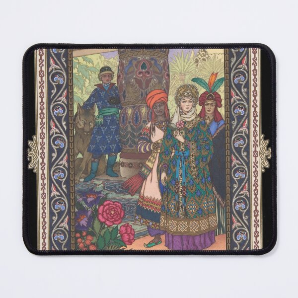 Item preview, The Firebird - Elena the Fair with her Servants - Boris Zvorykin designed and sold by forgottenbeauty.