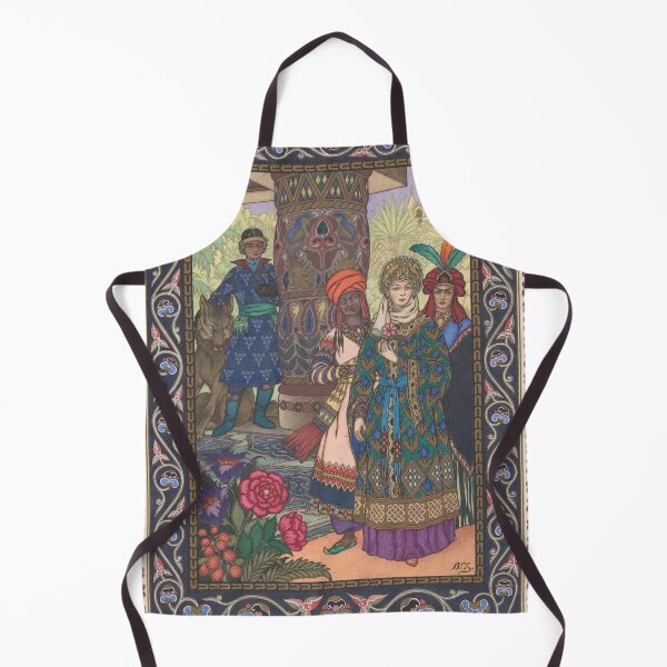 Item preview, The Firebird - Elena the Fair with her Servants - Boris Zvorykin designed and sold by forgottenbeauty.