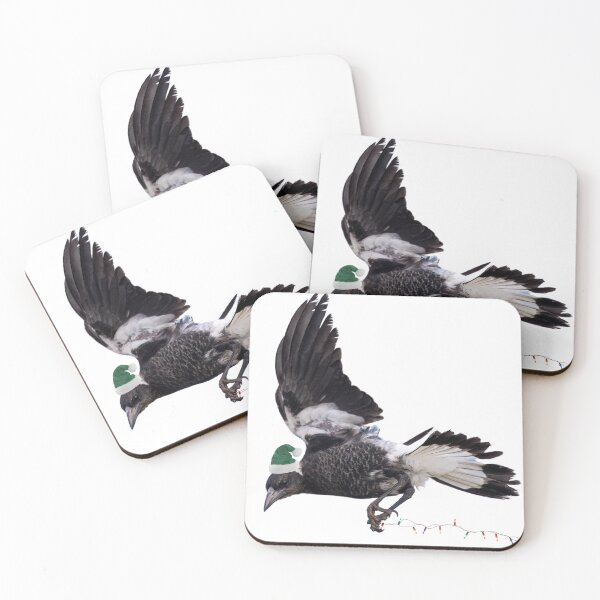 Item preview, Magpie Stealing Christmas designed and sold by PricklyEchidna.