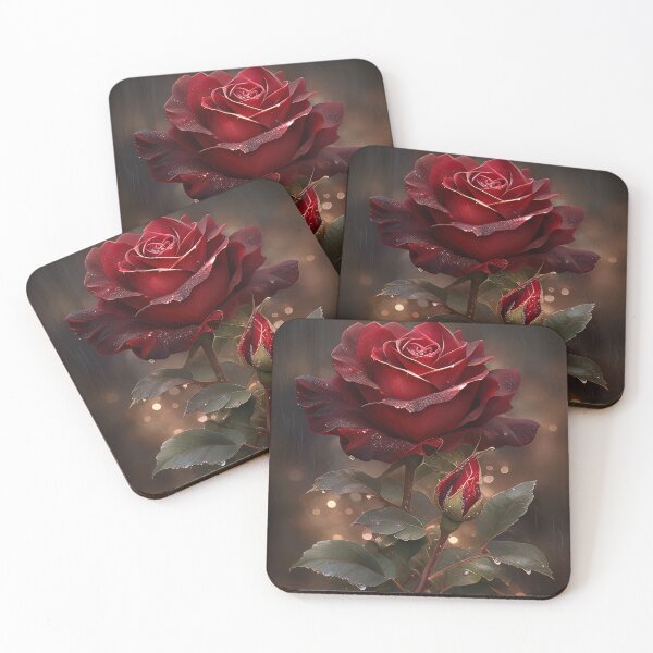 Item preview, Crimson Reverie: A Bloom in Stillness designed and sold by bloorose.