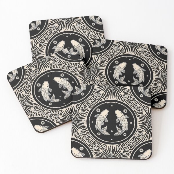 Item preview, Twin Koi Crest designed and sold by FSTYLEWEARAU.