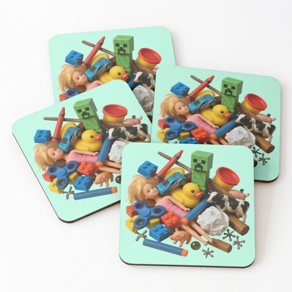 Item preview, Chaotic Pile of Kids’ Toys – Ultra-Realistic Mixed Toy Heap Art designed and sold by AnotherFemaleHuman.