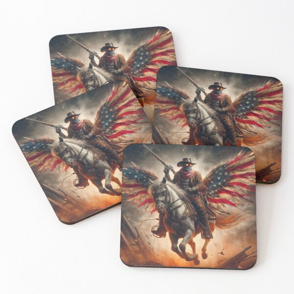 Item preview, Magipunk Pegasus: Weird West Patriot Gunslinger designed and sold by TheOuroborean.
