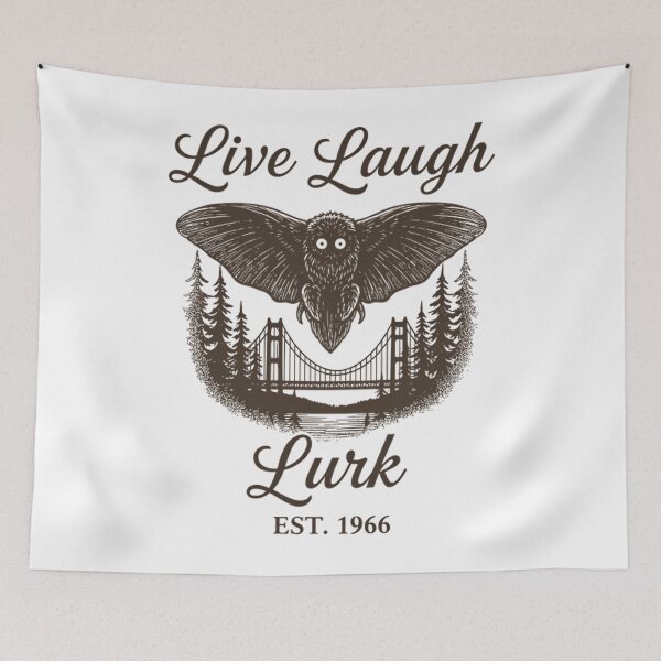 Item preview, Funny Cryptid Humor Shirt – “Live Laugh Lurk” Forest Creature designed and sold by Mason-Pride.