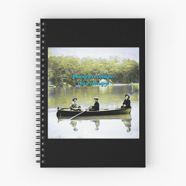 Item preview, Rowing Is Cheaper Than Therapy Funny Art designed and sold by Michael van der Hoorn.