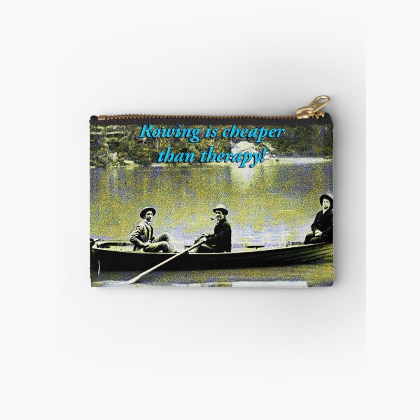 Item preview, Rowing Is Cheaper Than Therapy Funny Art designed and sold by Michael van der Hoorn.