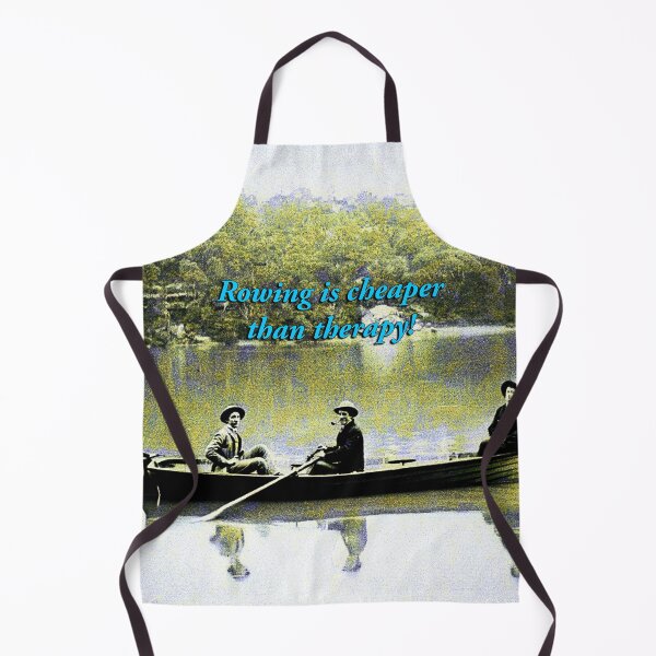 Item preview, Rowing Is Cheaper Than Therapy Funny Art designed and sold by Michael van der Hoorn.