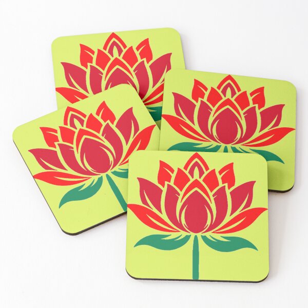 Item preview, Red Lotus Art – Elegant Floral Symbol of Purity designed and sold by Harshit_Digital_Arts.