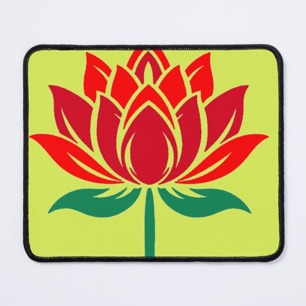 Item preview, Red Lotus Art – Elegant Floral Symbol of Purity designed and sold by Harshit_Digital_Arts.
