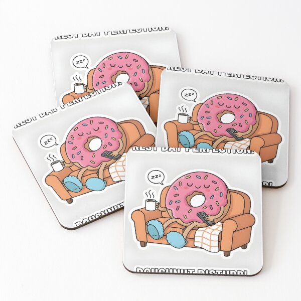 Item preview, Cute Rest Day Doughnut Gym Comfort Food Cartoon designed and sold by AestheticCore Designs.