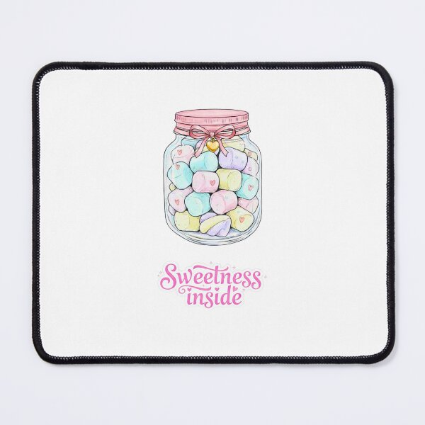 Item preview, Kawaii Marshmallow Jar Sticker | Pastel Sweet Treats and Hearts designed and sold by GingyB.
