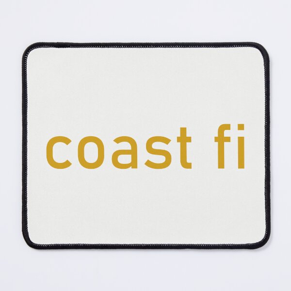 Item preview, Coast FI Minimalist Typography - Gold designed and sold by glategan.