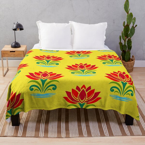 Item preview, Red Lotus Art – Elegant Floral Symbol of Purity designed and sold by Harshit_Digital_Arts.