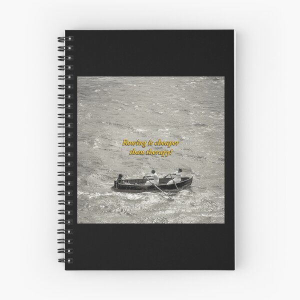 Item preview, Rowing Is Cheaper Than Therapy Vintage Art designed and sold by Michael van der Hoorn.