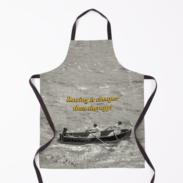 Item preview, Rowing Is Cheaper Than Therapy Vintage Art designed and sold by Michael van der Hoorn.