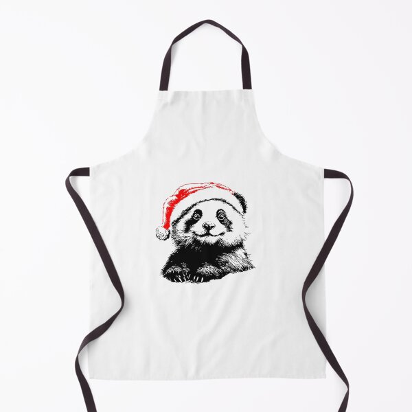 Item preview, Panda wearing a Santa hat designed and sold by JollyCritters.
