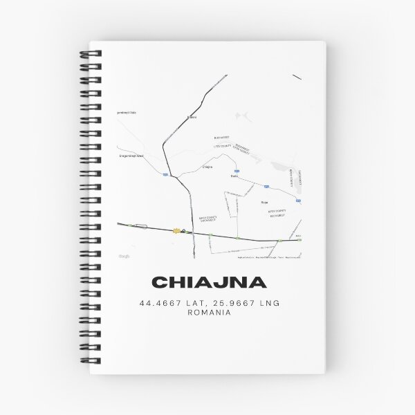 Item preview, Chiajna Romania Map Art | Minimalist City Print | Modern Travel Decor designed and sold by RM-Journey.