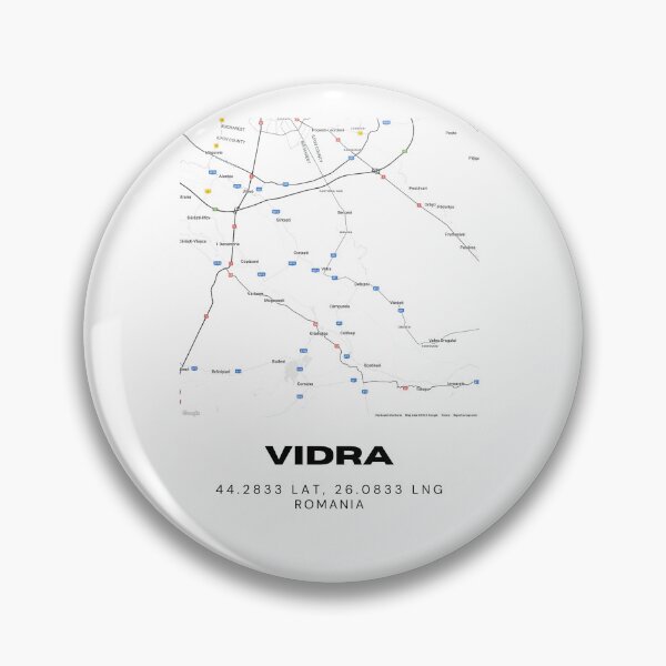 Item preview, Vidra Romania Minimal Map Art | Clean Line City Print | Modern Travel Design designed and sold by RM-Journey.
