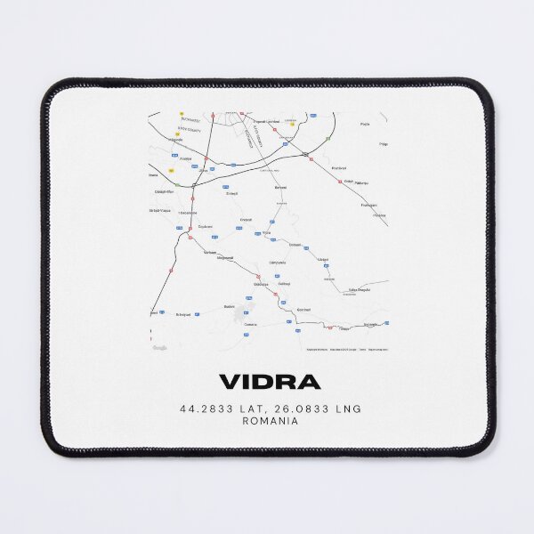 Item preview, Vidra Romania Minimal Map Art | Clean Line City Print | Modern Travel Design designed and sold by RM-Journey.