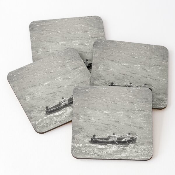 Item preview, Vintage Rowing Boat on Open Water Art designed and sold by Michael van der Hoorn.