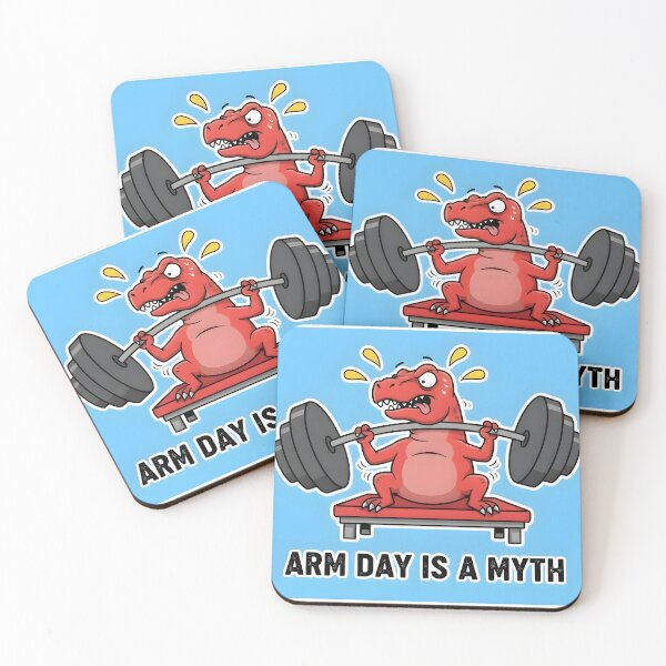 Item preview, Hilarious T-Rex Bench Press Struggle Weightlifting Humor designed and sold by AestheticCore Designs.