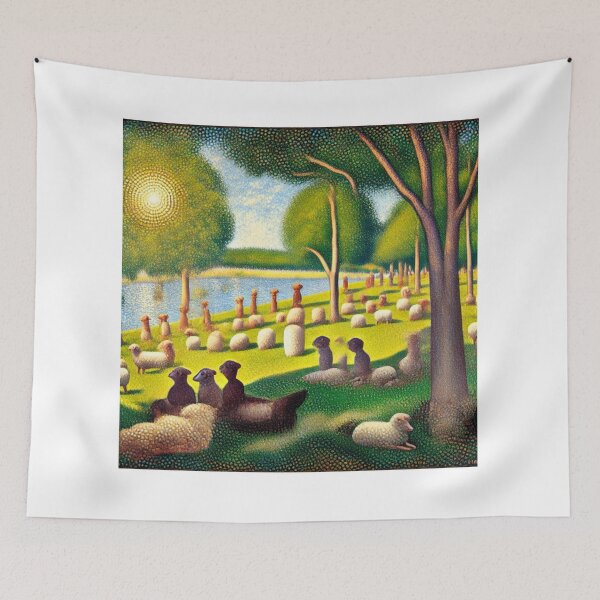 Item preview, Sheepism - A Sunday Afternoon on the Sheep Meadow designed and sold by Thpoar.