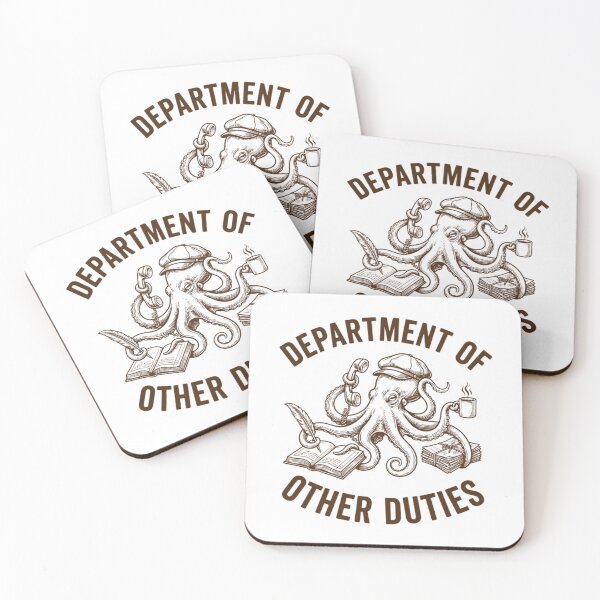 Item preview, Department Of Other Duties Funny Work Humor Multitasking Octopus designed and sold by Mason-Pride.