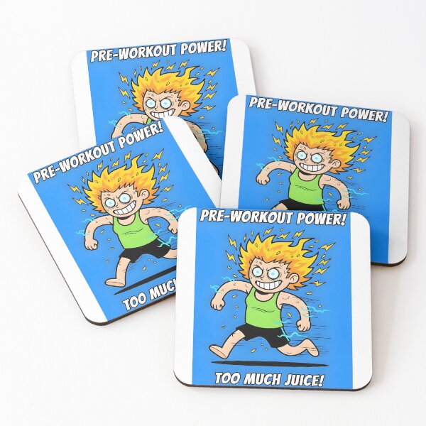Item preview, Energetic Pre-Workout Zoomies Cartoon Gym Humor designed and sold by AestheticCore Designs.
