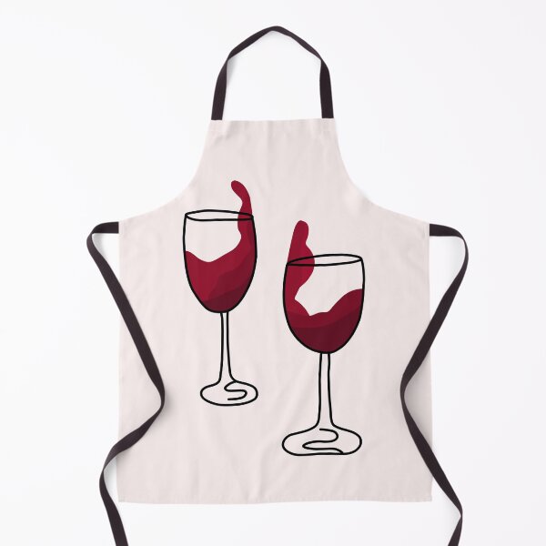 Item preview, Clinking Red Wine Glasses designed and sold by katdraws415.