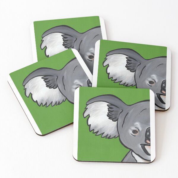 Item preview, Australian Koala- Bold animal portrait designed and sold by alanamaeart.