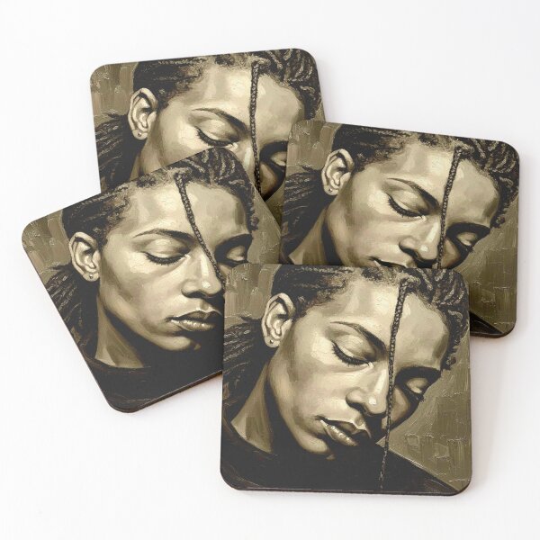 Item preview, 80s 90s Soul Singer Portrait Art | Classic Artist Painting Style designed and sold by Art's Diner.