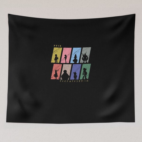 Item preview, Ffix Character Silhouettes T-Shirt designed and sold by MelanieKohler.
