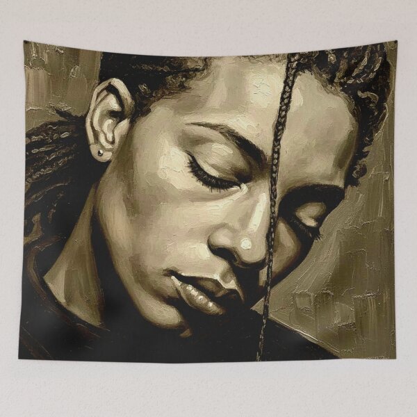 Item preview, 80s 90s Soul Singer Portrait Art | Classic Artist Painting Style designed and sold by Art's Diner.
