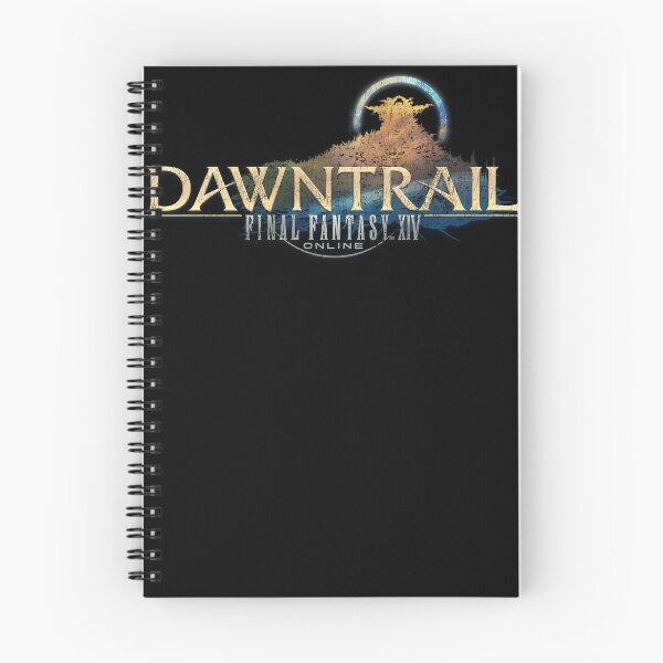 Item preview, FFXIV Dawntrail distressed logo designed and sold by MelanieKohler.