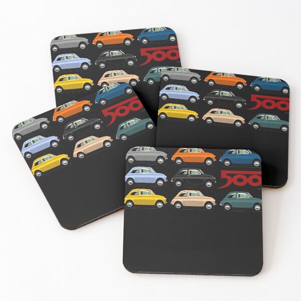 Item preview, Fiat 500 Side View designed and sold by ClausSchutte.