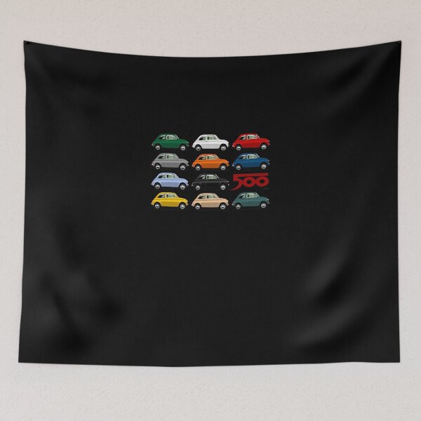 Item preview, Fiat 500 Side View designed and sold by ClausSchutte.